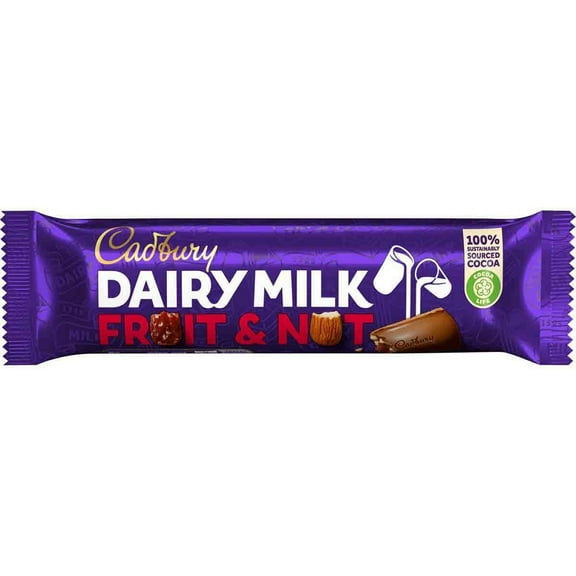 Cadbury Dairy Milk Fruit & Nut Bar 49g (Pack of 12)