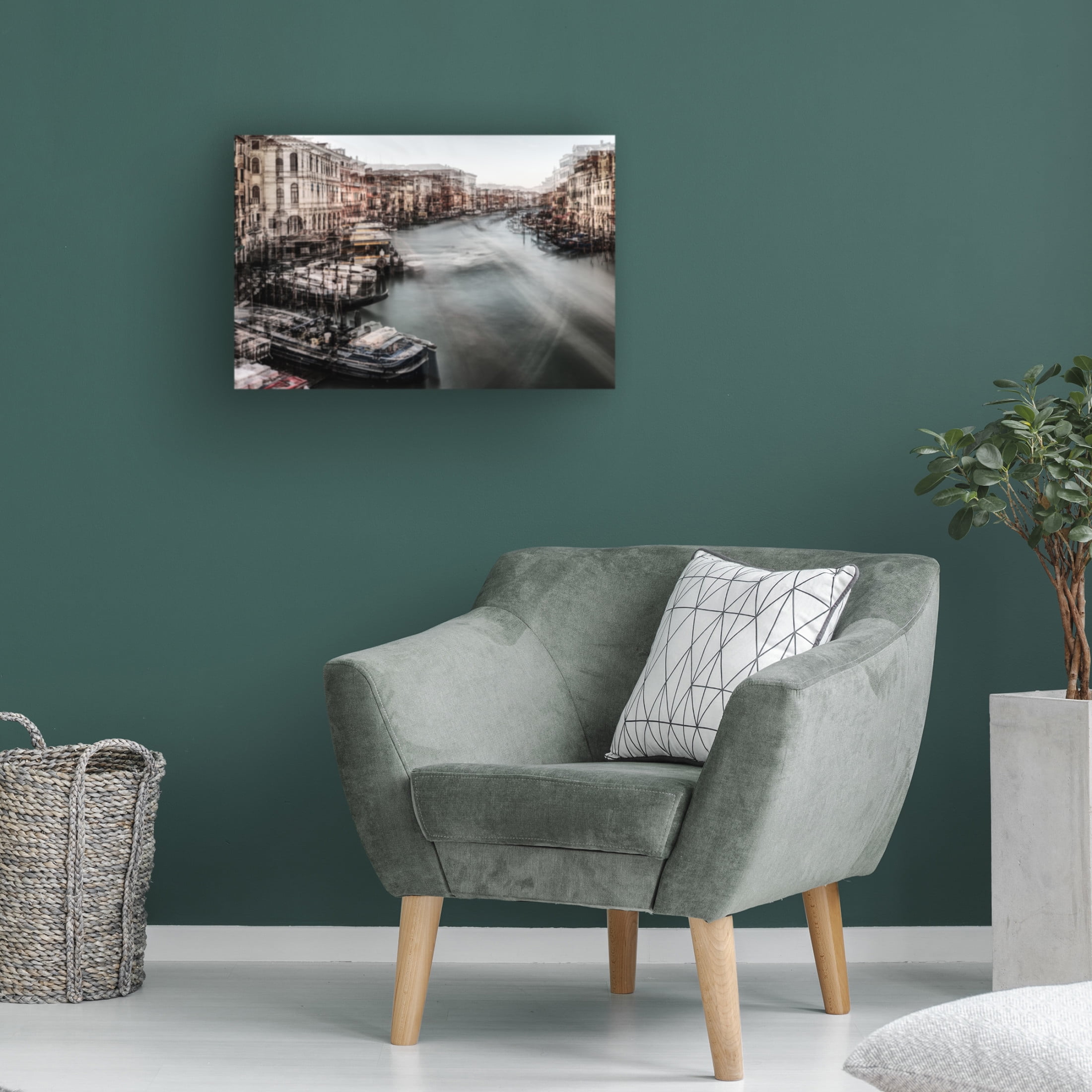 Canvas Wall Art - Massimo Della Latta 'Venezia 1' Wall Art for Living Room, Bedroom, or Office Décor by Trademark Fine Art - 19 x 12 Inches