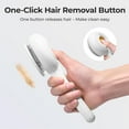 thumbnail image 4 of Self Cleaning Slicker Cat & Dog Brush - Skin Friendly Shedding Grooming Tool for Pets, Pet Supplies Accessories, Deshedding Comb for Short Long Haired Kittens, Massage Function to Removes Loose Fur, 4 of 8
