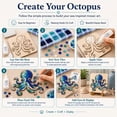 thumbnail image 4 of Octopus Mosaic Kit, Beginner Friendly DIY Glass Craft Set, Marine Animal Mosaic Tile Art, Handcrafted Home Decoration and Gift Ideas, 4 of 7