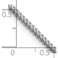 thumbnail image 4 of Solid 14K White Gold 1.7mm Franco with Lobster Lock Chain - 30", 4 of 8
