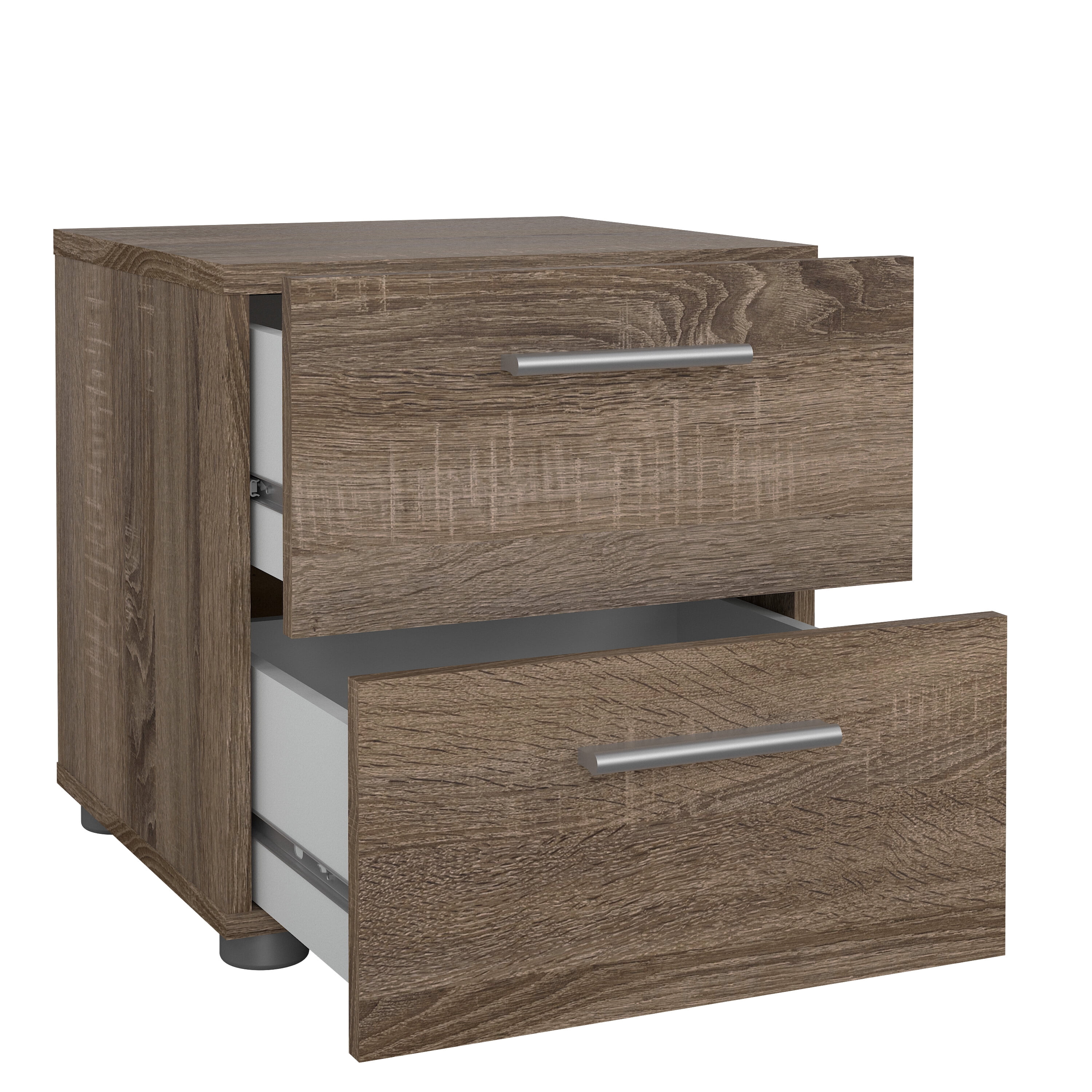 Tvilum Austin 2 Drawer Nightstand in Truffle