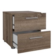 Tvilum Austin 2 Drawer Nightstand in Truffle