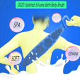 thumbnail image 2 of Silicone Back Scrubber for Shower, Silicone Body Scrubber, 34.5 Inch Extra Long Bath Brush Body Exfoliating Silicone Bac, 2 of 5