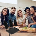 thumbnail image 2 of Luxshiny Clamp-On Rack Mic Stand Shelf Mobile Phone Live Broadcast Bracket Black ABS 90-Degree Bracket Connection 1Set, 2 of 8