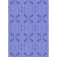 thumbnail image 1 of Ahgly Company Indoor Rectangle Patterned Sky Blue Dress Blue Area Rugs, 2' x 4', 1 of 6