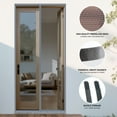 thumbnail image 7 of Magnetic Screen Door 36" x 81" Grey, Mesh Magnets Door Screen with Buckles Stay Open Option, Heavy Duty Enhanced Screen Mesh, Self Sealing, Hands Free, 7 of 7