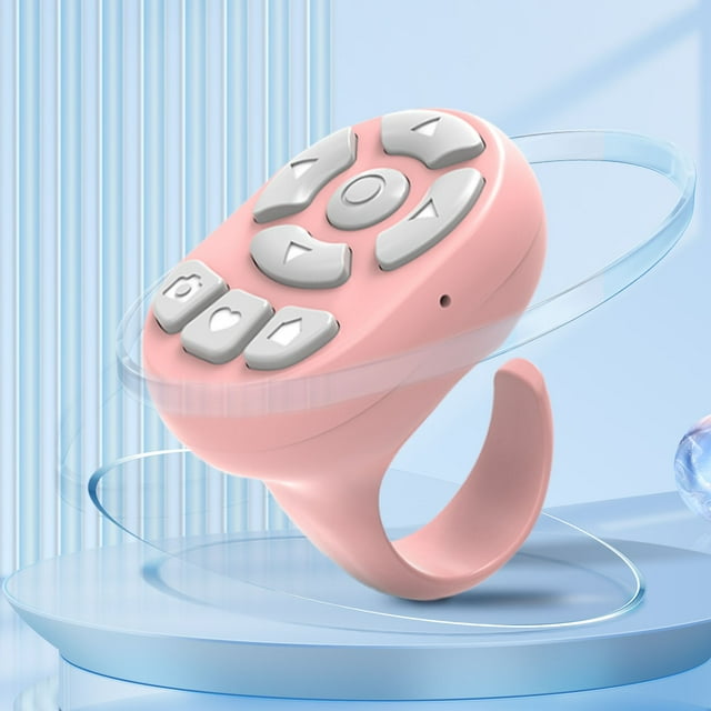 Bdday Télécommande Sans Fil Bluetooth pour Doigts Télécommande Sans Fil Bluetooth Courte comme Télécommande Selfie Paresseux Tourne-Page