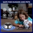 thumbnail image 5 of Ultrasonic Rodent Repeller Indoor, 360° Squirrel Repellent Mice Deterrent, 3 Mode Switch with Pressure Wave, Plug in Multiple Pest Deterrent Control, Black, 5 of 7