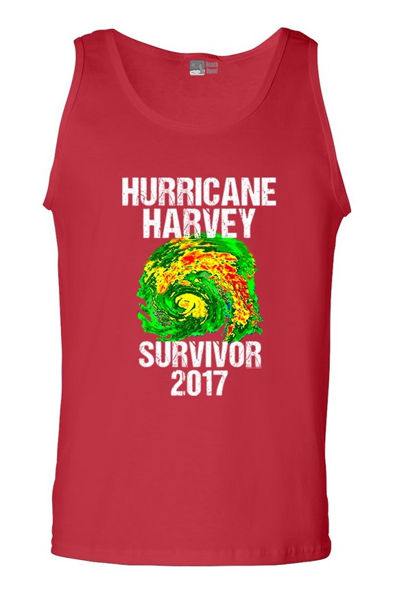 Hurricane Harvey Storm Survivor Houston Texas 2017 DT Adult Tank Top