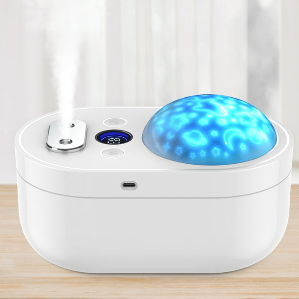 1000ml Air Humidifier with Projector Light, Portable Mist Humidifiers