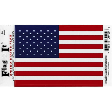 1986 United States Proof - Vinyl Decal- United States Flag - 3.25