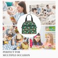 thumbnail image 7 of Fuzoiu Cartoon Turkey Print Insulated Lunch Bag for Women Men Large Reusable Lunch Box Adult Leakproof Portable Cooler Tote Bags for Work Picnic, 7 of 7