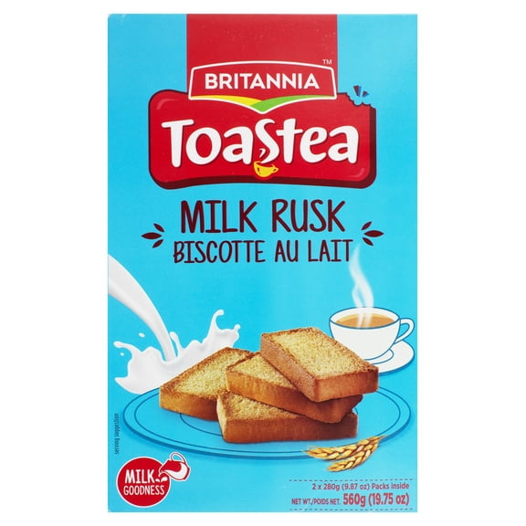 Britannia Toastea Milk Rusk, 19.75 oz