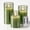 Green, variant on Green Flameless Flickering LED Candles 3-Pack for Home Party Wedding Festival Decor