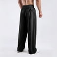 thumbnail image 5 of Loose Fit Wide Leg Pants for Men/Women Drawstring Waist Comfortable Casual Relaxed Trousers Soft Fabric Breathable Design, 5 of 5