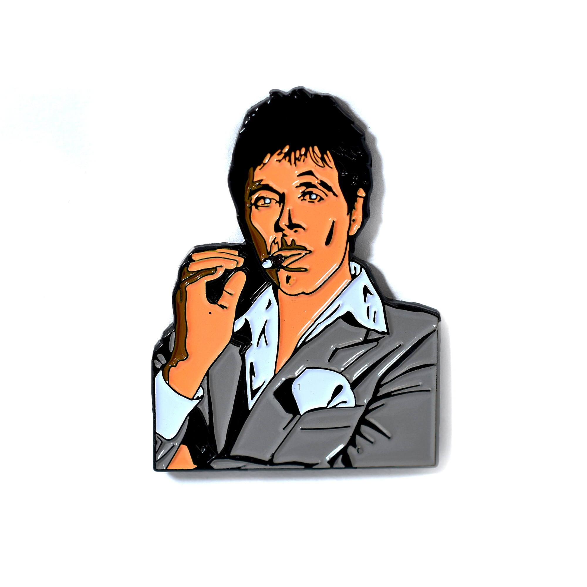 1983 Scarface Al Pacino Collectible Movie Series Pendant Lapel Hat Pin -  