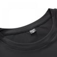 thumbnail image 4 of Men's Long-sleeved Tight-fitting Quick-drying Sportswear High-elastic Running Sweat Wicking T-shirt Top,Black, 4 of 9