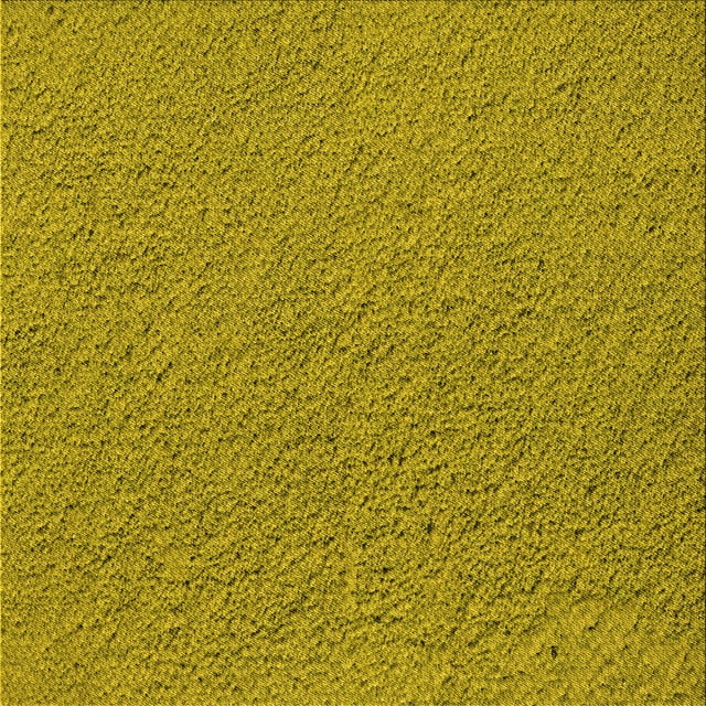 Ahgly Company Machine Washable Indoor Square Transitional Dark Yellow Green Area Rugs, 7' Square