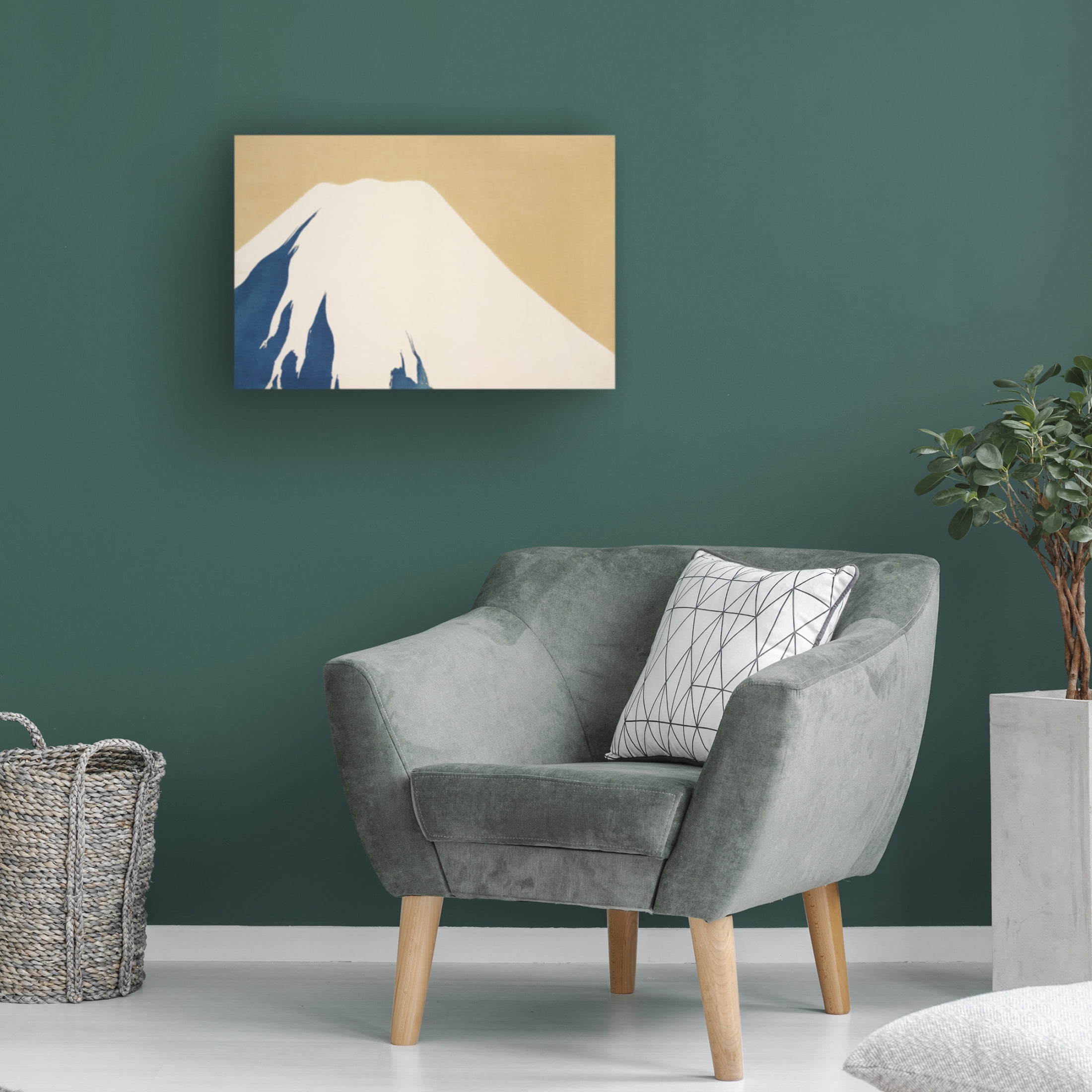 Trademark Fine Art Pictufy  Mount Fuji From Momoyogusa Canvas Wall Art