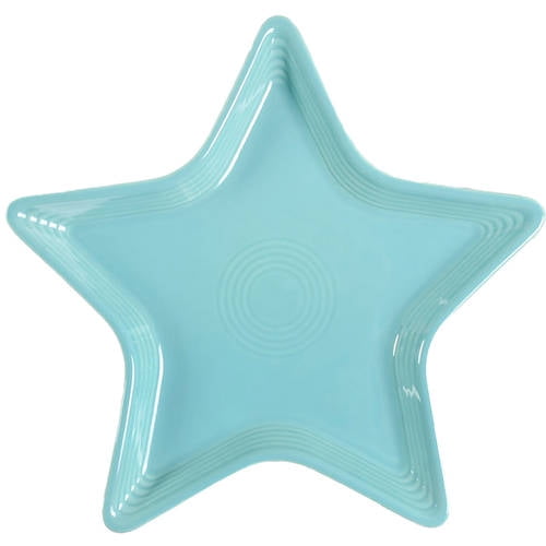 Open Box Homer Laughlin Fiesta Turquoise (Intro 1986) Star Shaped Plate 12016349