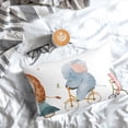 thumbnail image 5 of Pofeuu Animals in Transport Print Polyester Microfiber Plush Pillowcases, Super Soft and Cozy Pillow Case Covers with Envelop Closure（Pillow core not included）-20"x30", 5 of 6
