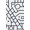 Blue, Pattern 17, variant on ODIKA 4'x6' Black White Geometric Cross Medallion Washable Area Rug Traditional Ornamental Motifs with Diamond Border Non-Slip, Chair-Friendly, Flatwoven for Home Office, Under Desk