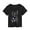 00#Black1298, variant on Toddler Girls Summer Eyewear Bunny Line Art Tee Shirt Short Sleeve Crew Neck Groovy Casual T-Shirt