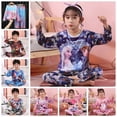 thumbnail image 2 of Conjunto de Pijamas para niños, ropa de dormir para el hogar con dibujos de unicornios, Frozen, Elsa, Mickey, novedad, 2 of 4