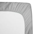 thumbnail image 2 of American Baby Company 100% Natural Supreme Cotton Jersey Knit Fitted Portable/Mini-Crib Sheet, Gray, Soft Breathable, for Boys and Girls, 2 of 3
