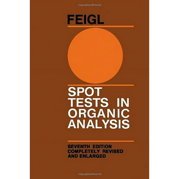 Spot Test in Organ Analysis, (Hardcover)