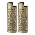 thumbnail image 2 of Lighter Case Zinc Alloy Protective Container Vintage Style for Outdoor Camping Hiking, 2 of 7