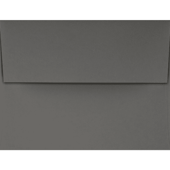 LUXPaper A2 Peel & Press Invitation Envelopes, 4 3/8 x 5 3/4, 80 lb. Smoke Gray, 50 Pack