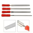 thumbnail image 6 of 4Pc Diamond Files for Metal Jeweler Stone Polishing Wood Carving Craft Hand Tools 1Set, 6 of 9