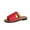 Red, variant on SEAOPEN Slingback Kitten Heels for Women Pointed Toe Low Chunky Heels Slip On Pumps with Buckled Straps Dress Work Heeled Sandals Size 6 White