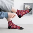 thumbnail image 2 of Naloa Red Lips Kissing Ankle Socks for Women Non Slip Socks No Show Socks Classic Low Cut Casual Socks Casual Socks, 2 of 7