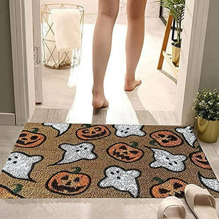 Halloween Doormat, Ghost Welcome Mat, Thanksgiving Doormat, Fall Decor, Door  Mat, Doormats Outdoor, Fall Doormat for Porch, Boo Doormat 