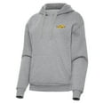 thumbnail image 2 of Women's Antigua Heather Gray ARCA Menards Series Victory Hoodie, 2 of 3
