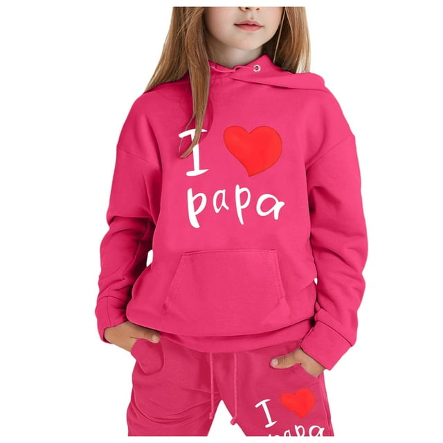 toraway Ensemble de Tenue pour Bébé Garçon Mode Décontractée Imprimée à Manches Longues avec Capuche et Pantalon 4-5 Ans