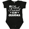 thumbnail image 3 of Inktastic My Best Friend is My Grandma with Hearts Boys or Girls Baby Bodysuit, 3 of 5
