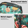 thumbnail image 4 of Christmas USB Organizer Oxford Cloth Waterproof Charger Phone Case Hard Drive Bags USB Case Bag 5.9x9.44x3.14 in Digital Product Storage Organizer, 4 of 6