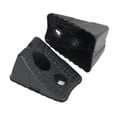 thumbnail image 3 of 2 Pcs Cales de Roue Robustes Accessoires de Voiture Remplacement Caoutchouc Professionnel 22x15x12,5 cm Noir, 3 of 8