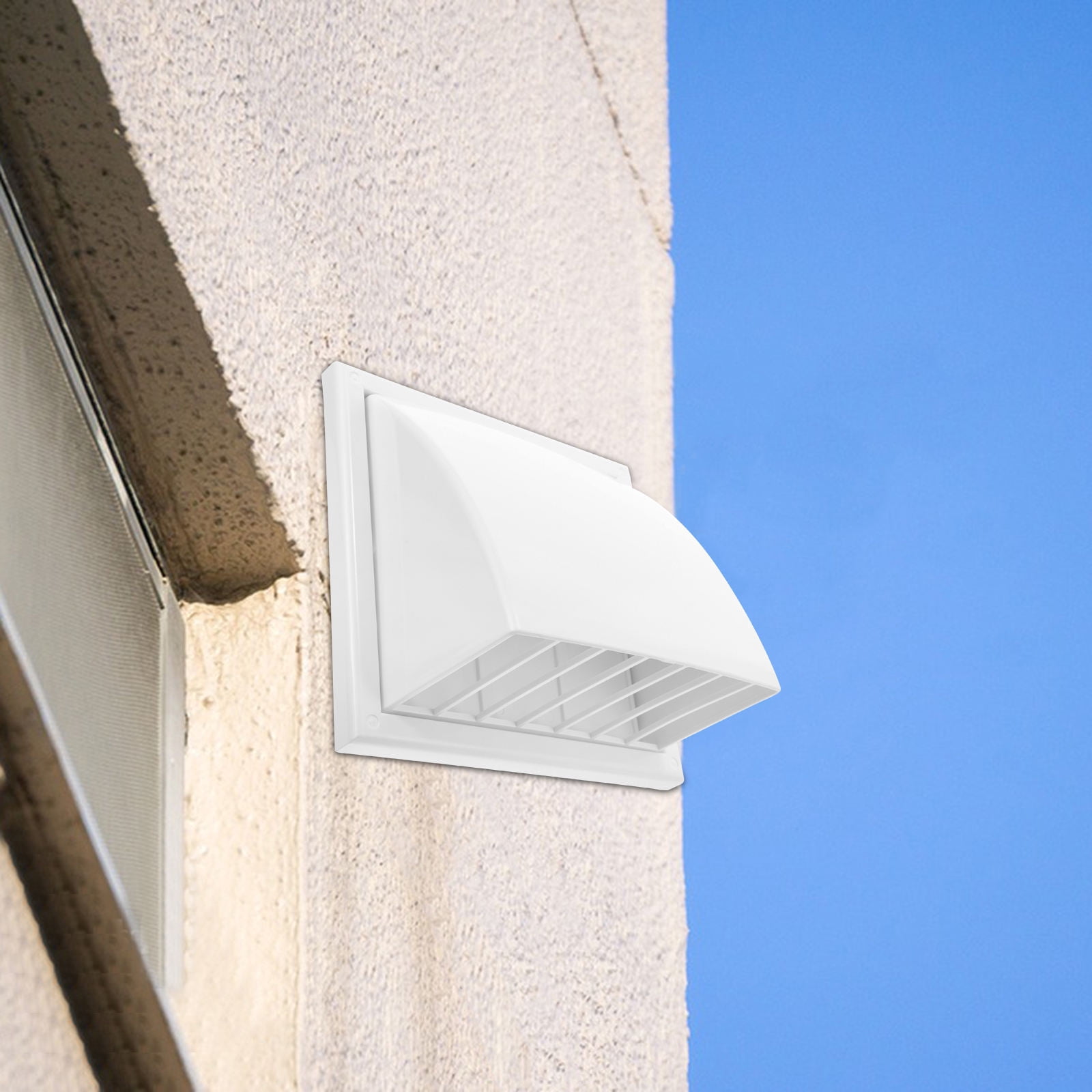 HOMEMAXS Exhaust Hood Vent Cover Outdoor Dryer Vent Cover Dryer Exhaust Vent Cover for Outside