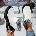thumbnail image 6 of Insulated Winter Boots for Women - -Lined Cold Weather Outdoor Footwear With Low Heel Pull-On Design, 6 of 9