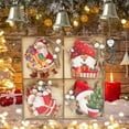 thumbnail image 6 of YSGFHGJW 12 Pack Christmas Wooden Ornaments, Santa Claus Style Small Hanging Decor for Holiday Tree, Home Christmas Decoration, 6 of 7