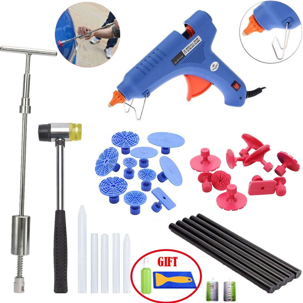 Car Dent Removal Tools Dent Puller Slide Hammer Hot Melt Glue Gun with