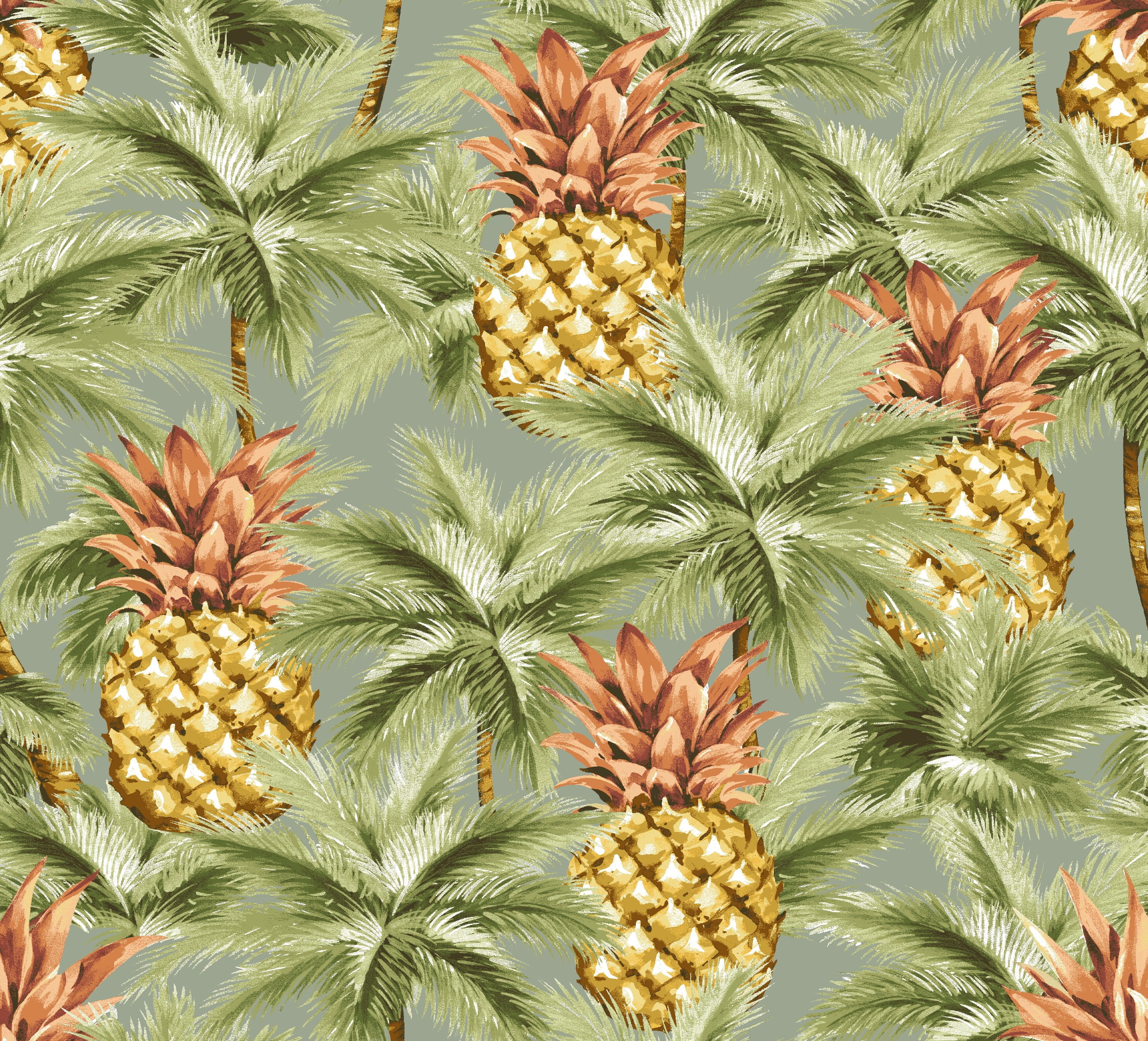 Jordan Manufacturing 16" x 16" Luau Breeze Green Tropical Square Outdoor Throw Pillows (2 Pack)