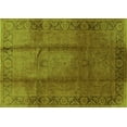 thumbnail image 1 of Ahgly Company Indoor Rectangle Oriental Green Industrial Area Rugs, 2' x 3', 1 of 4