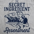 thumbnail image 2 of Mens The Secret Ingredient Is Resentment T Shirt Funny Thanksgiving Dinner Turkey Day Tee Graphic Tees, 2 of 9