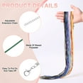thumbnail image 3 of 10 Pack 24" Waxed Necklace Cord, Bracelet Cord with Lobster Clasp 1.5mm Bulk Necklace String Rope for Pendants, Bracelets, Jewelry Making Supplies, DIY Beading Supplies[Green], 3 of 7